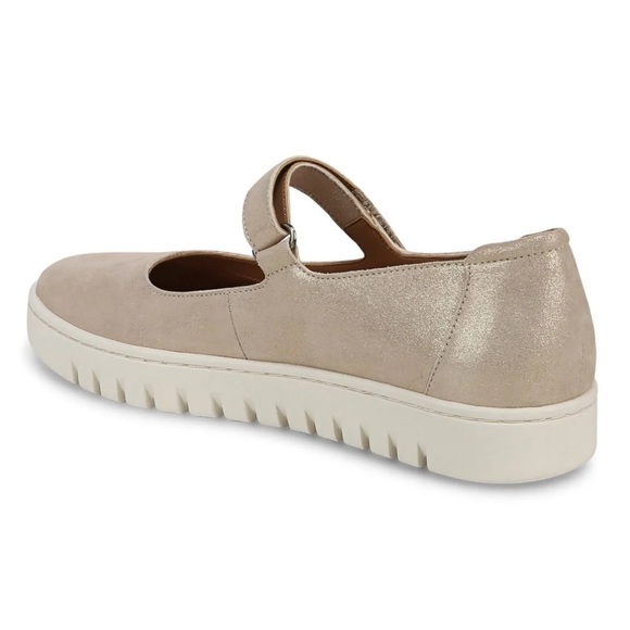 Vionic Uptown Mary Jane Flats Gold Shimmer Leather size 8.5 EUC - Picture 14 of 16